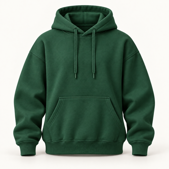Hoodie vert forêt — vue avant
