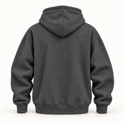 Hoodie gris anthracite — vue arrière