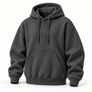 Hoodie gris anthracite — vue avant