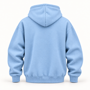 Hoodie bleu ciel — vue arrière