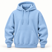 Hoodie bleu ciel — vue avant