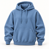 Hoodie bleu denim — vue avant