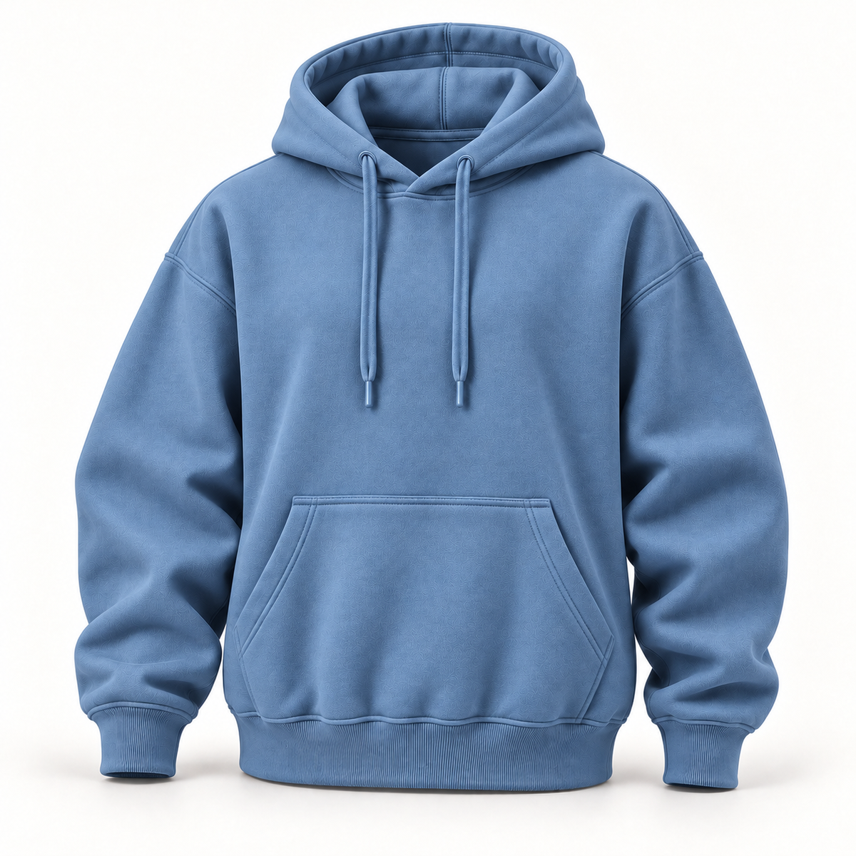 Hoodie bleu denim — vue avant