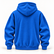 Hoodie bleu royal — vue arrière