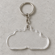 Porte-clés personnalisable sur plancher de béton — face