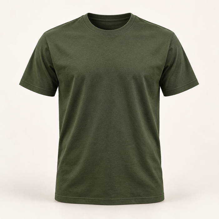 T-shirt vert olive — avant