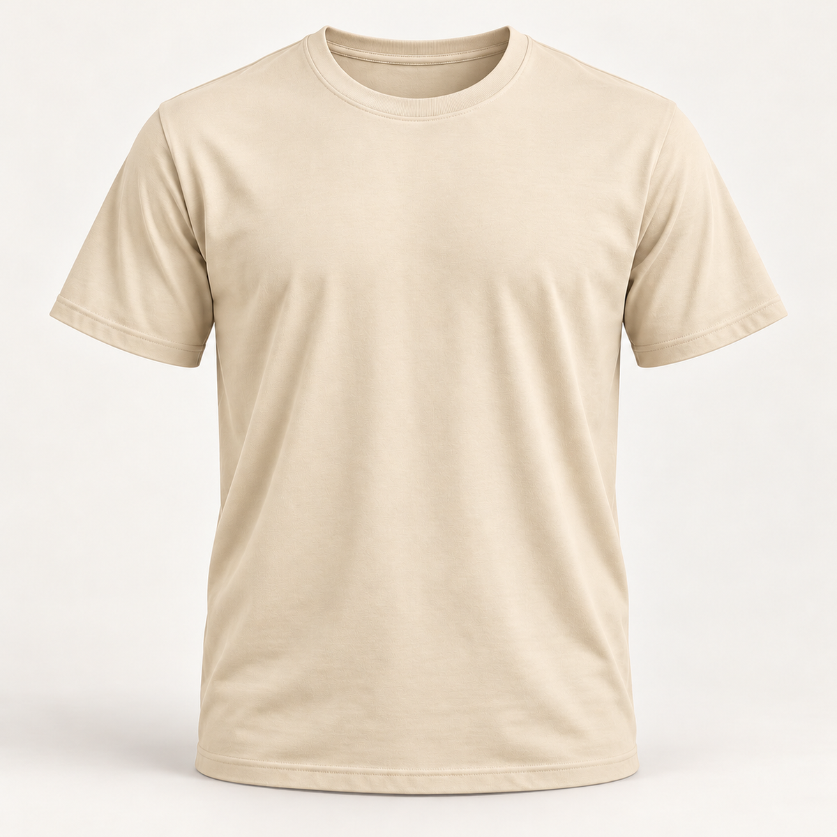 T-shirt beige — avant