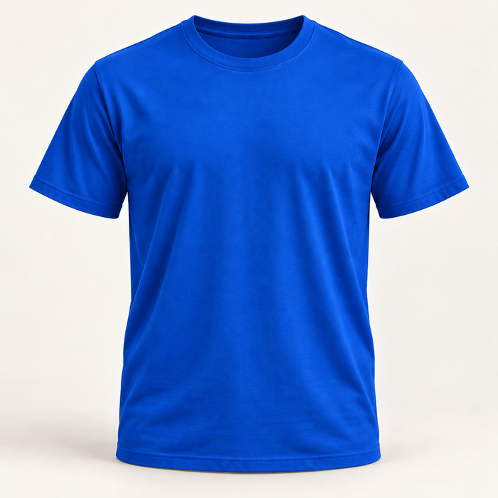 T-shirt bleu royal — avant